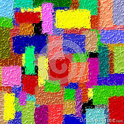 3D Abstract Colorfull Design Stock Photo