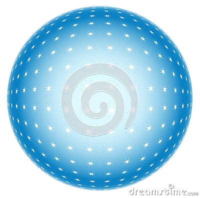 3d abstract sphere Vector Illustration