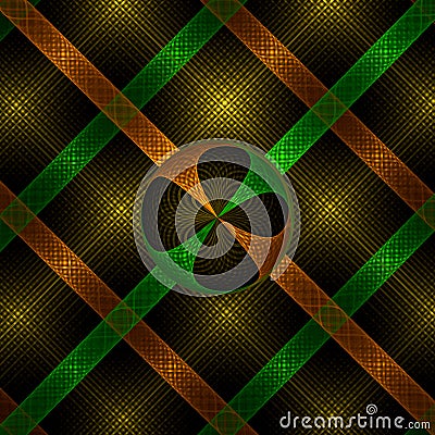 3d ball and stripes Stock Photo