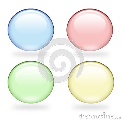 3d bubbles Stock Photo