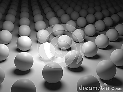 3D concept individualism and uniqueness Stock Photo