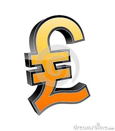 3d currency icon Vector Illustration