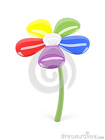 3d Flower Stock Image - Image: 5428061