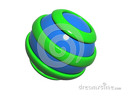3D logo Stock Photo