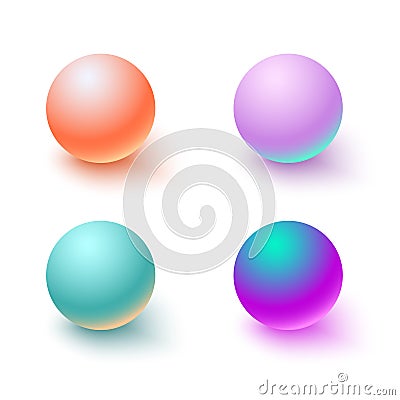 3D orb with transparent glares and highlights. Jewel gems. Vector Vector Illustration