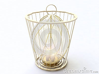 3D Original Lantern Stock Photo