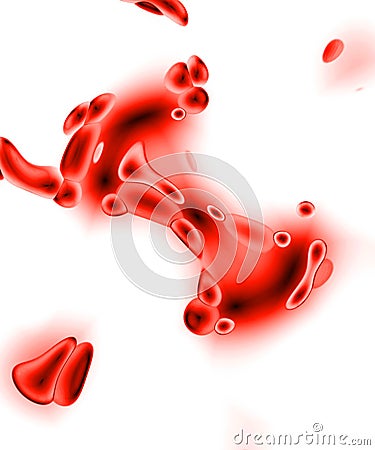 3d Red Blood Cells Stock Photo