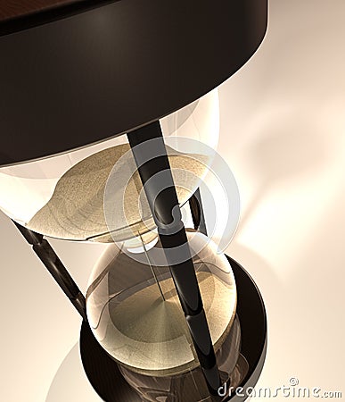 3D render of sandglass Stock Photo