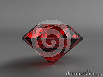 3d ruby Stock Photo