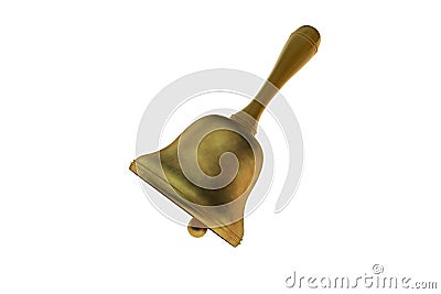 3D school bell Stock Photo