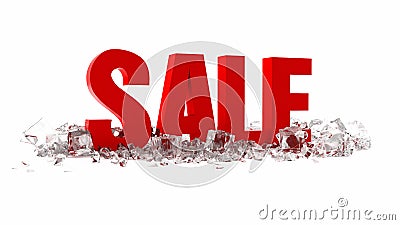 3d summer sale Stock Photo