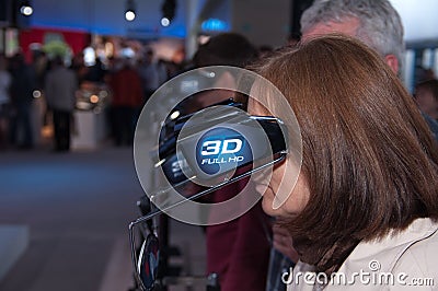 3d technology at photokina photo fair Editorial Stock Photo