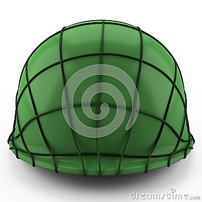 3d USA army Helmet Second World War Stock Photo