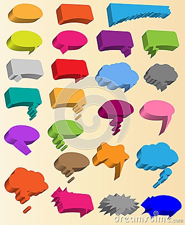 Comic bubble speech art pop vector cartoon book background cloud set balloon text illustration comics bubbles style design empty Vector Illustration