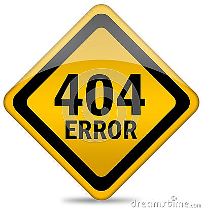 404 error sign Stock Photo