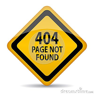 404 page not found Vector Illustration