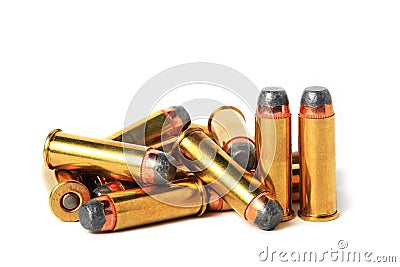 44 Magnum ammo Stock Photo