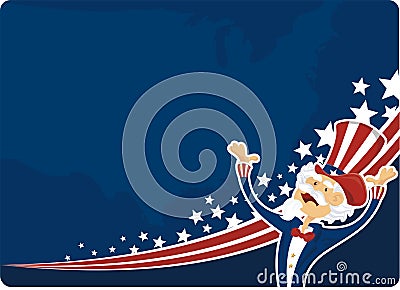 4th july celebration Vector Illustration