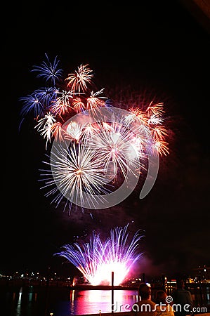 4th of July Fireworks Stock Photo