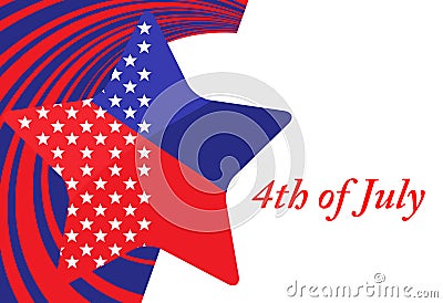 4th of July Independence Day Vector Illustration