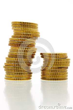 50 euro cent coins 3 Stock Photo