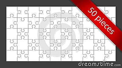 50-Piece Puzzle Stock Photo