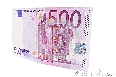 500 euro bill Stock Photo