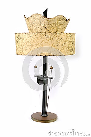 50s Vintage Lamp Stock Photo