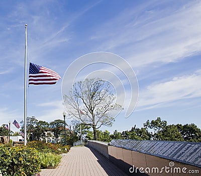 9/11 Memorial Park Editorial Stock Photo