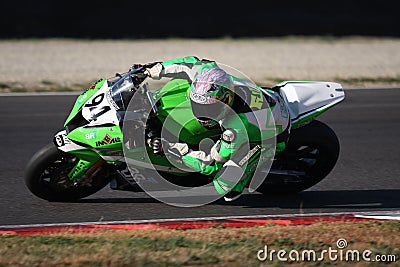 94 - Fulvio Faccietti - Kawasaki ZX-10R Pedercin Editorial Stock Photo