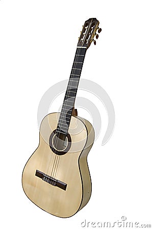 A03 Flamenco Guitar Stock Photo