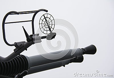 AA Gunsight Stock Photo