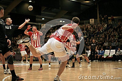 AaB Handball - Aarhus GF (29-23) Editorial Stock Photo