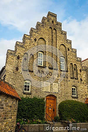 Aalborg, Denmark: Beautiful Catholic Church in the old town Stock Photo