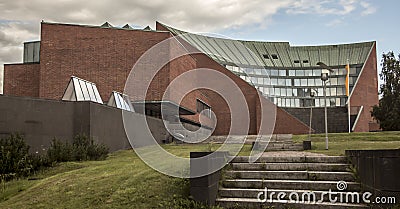 Aalto University Undergraduate Center designed by the Architect Alvar Aalto Editorial Stock Photo