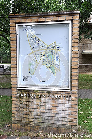 Aarhus University Editorial Stock Photo