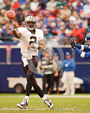 Aaron Brooks, New Orleans Saints Editorial Stock Photo