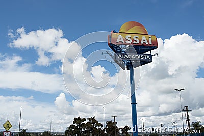 Aassi Wholesale Food Discount Supermarket in North Brasilia Editorial Stock Photo