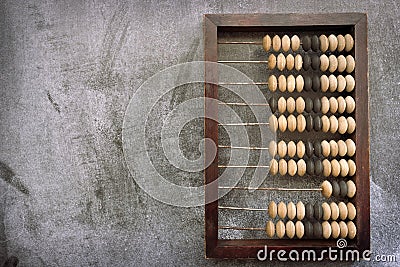 Abacus on board Stock Photo