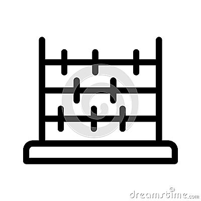 Abacus, education icon Vector Illustration