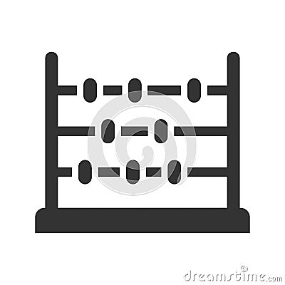 Abacus, education icon Vector Illustration