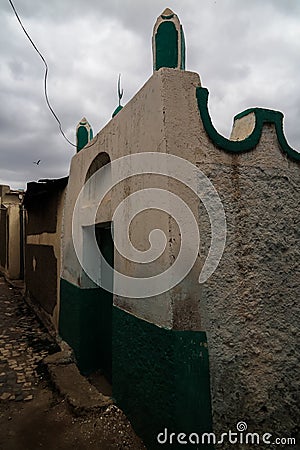 Abadir Umar ar-Rida shrine and mosque Harar, Ethiopia Stock Photo