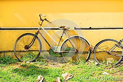 Abandon bike Stock Photo