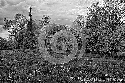 Abandon Farm House Stock Photo