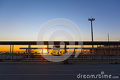 Abandoned airport Stock Photo