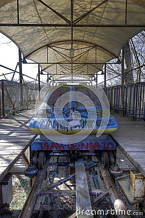 Abandoned Amusement Park Spreepark Berlin Stock Photo