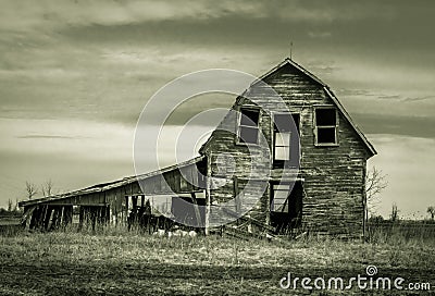 Abandoned Barn Stock Photo