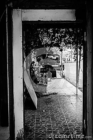 Abandoned Bazaar And Funfair Of Nostalgic Seaside Town - Turkey Editorial Stock Photo