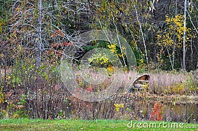 Abandoned Boat, October 2014, Berlin, Ma - by Eric L. Johnson Photography Stock Photo