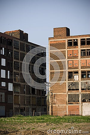 Abandoned buildings Stock Photo